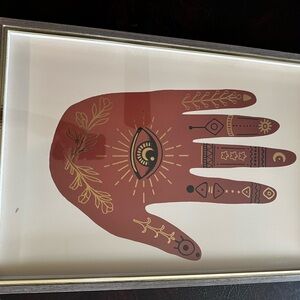 Boho Magic Eye Hand Printable Wall Art,